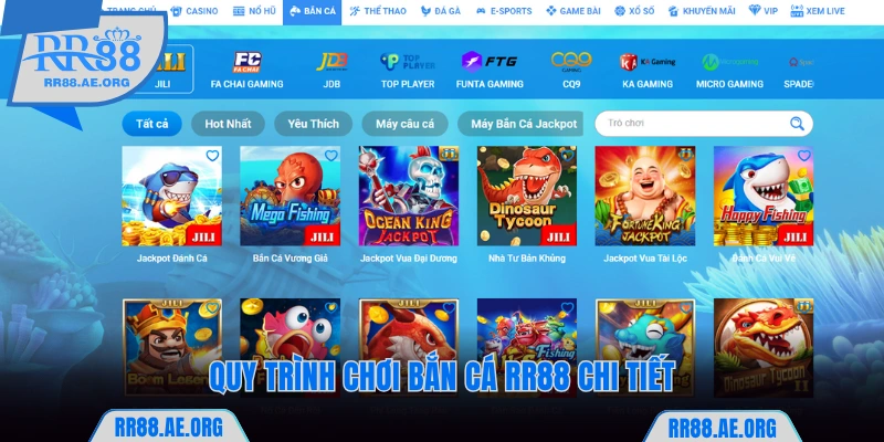 Bắn Cá RR88 - Săn Boss Khẳng Định Tài Thiện Xạ Đỉnh Cao 8 Quy trình chơi bắn cá RR88 chi tiết